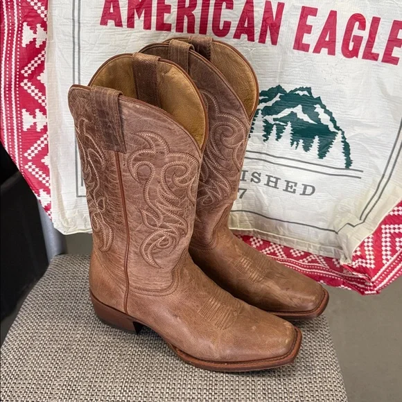 SHYANNE WOMEN'S DARBY WESTERN BOOTS - SQUARE TOE - Picture 2 of 7